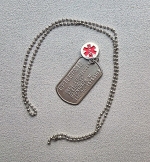 Dogtag epilepsie RVS Dogtag epilepsie RVS