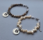 Niet reanimeren armband parels met bedel op uw maat gemaakt  Niet reanimeren armband parels met bedel op uw maat gemaakt