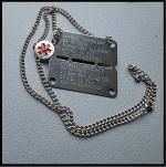 Dutch Army Tag medisch