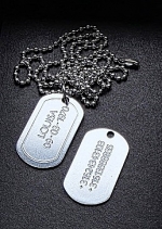 Identiteitsplaatje tiny zilver alkeme gegraveerd