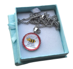 Medische ketting rvs allergie bijen/wespen Medische ketting rvs allergie bijen/wespen