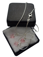 Zilveren sieradenset 925 meisjes Vlinder swarovski kristal Zilveren sieradenset 925 meisjes Vlinder swarovski kristal