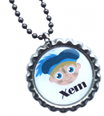 Ketting met naam model roetveegpietje diverse uitvoeringen