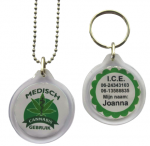 Medische ketting wiet 2-zijde   Medische ketting wiet 2-zijde