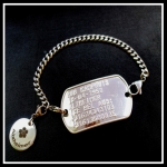 Alzheimer/dementie armband op maat gemaakt 