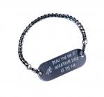 Armband hardlopen inclusief rvs schakelketting