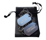 Dogtag tiny gegraveerd 2-zijde gravure