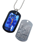 Dogtag medisch teken camouflage Dogtag medisch teken camouflage