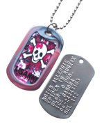 Sos naamplaatje skulls & bones  Sos naamplaatje skulls & bones