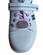 Shoe tag geponst rose of zilver 4 regels  Shoe tag geponst rose of zilver 4 regels