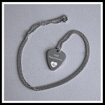 Niet reanimeren penning guitar pick 2-zijde gravure