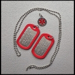 Dogtag alzheimer of dementie RVS incl. medische bedel 