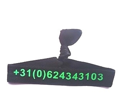 Stoffen polsbandje elastisch