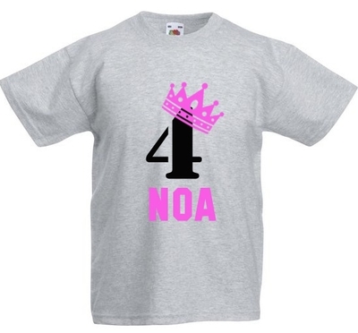 verjaardags t-shirt bedrukt met naam