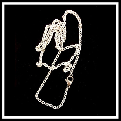Fijne schakelketting RVS 100% 2 maten 