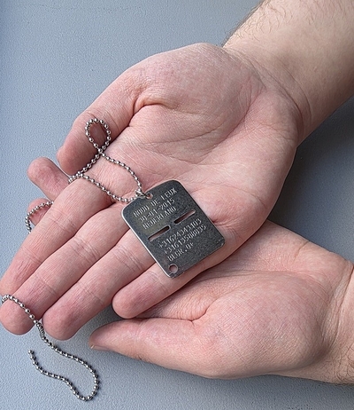 Dogtags Italy RVS incl. ketting naar keuze